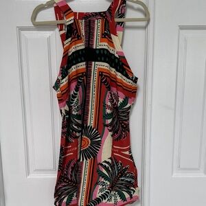 Maaji Multicolor Tropical Print Fabric